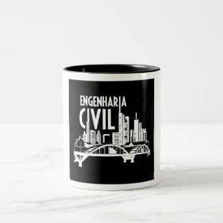 Becher Bauingenieurwesen Zweifarbige Tasse