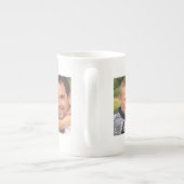 Becher bedrucken - Vorlage mit 3 Bildern Porzellantasse (Rückseite)