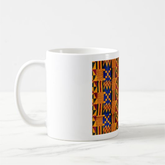 Becher, bedruckt Afro Kaffeetasse (Links)