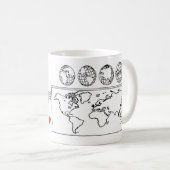 Becher Beruf Geografie 325ml Kaffeetasse (VorderseiteRechts)