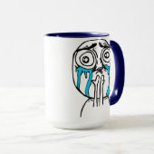 Becher Berührt Meme Tasse (VorderseiteRechts)