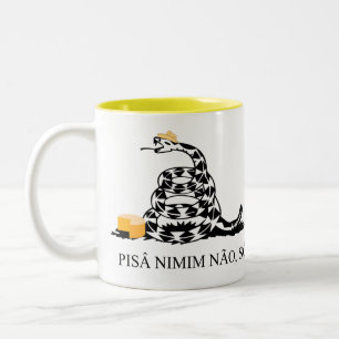 Becher betritt nimim nicht, gesund zweifarbige tasse