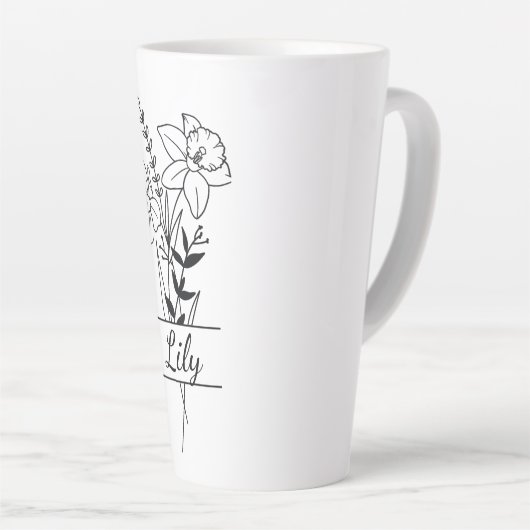 Becher Blumenstrauß Milchtasse (Rechte Ecke)