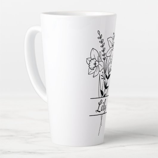 Becher Blumenstrauß Milchtasse (Linke Ecke)