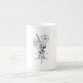 Becher Blumenstrauß Porzellantasse (Vorderseite)