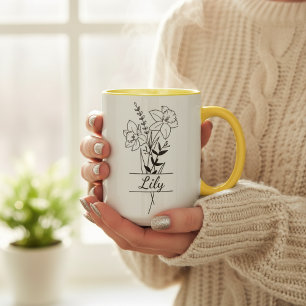 Becher Blumenstrauß Tasse
