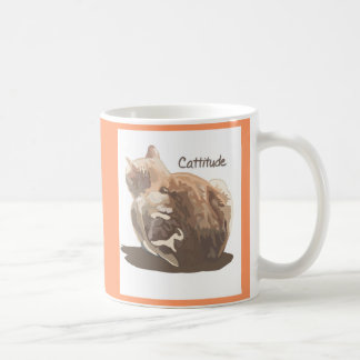 Becher Cattitude doppelseitig Kaffeetasse