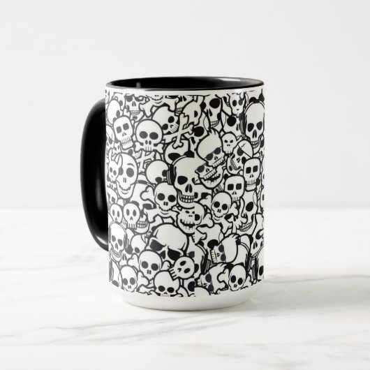 Becher Caveirinhas Black Tasse (Vorderseite Links)