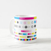 Becher CMYK Color Guides Kaffeetasse (Vorderseite Links)