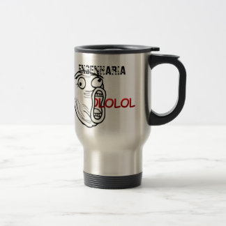 Becher denkt Meme LOOOL aus Reisebecher