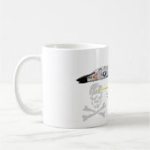 Becher der Jagd F-4B Phantom VF-184 „Jolly Rogres Kaffeetasse (Links)
