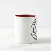 Becher des Kaffees Kali Silat Tasse (Zentrum)