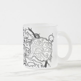 becher doodle mattglastasse