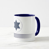 Becher Emblem IAF Israel,- zwingt ISRAELISCHES AIR Tasse (VorderseiteRechts)