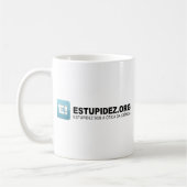 Becher Estupidez.Org Kaffeetasse (Links)