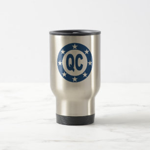 Becher für rostfreie Reisen Design QUEBEC Reisebecher