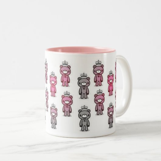 Becher Gloomy Bear Zweifarbige Tasse (VorderseiteRechts)