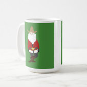 Becher-grüner Cowboy Sankt! Kaffeetasse (Vorderseite Links)