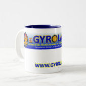 BECHER GYROLAND BANNER ZWEIFARBIGE TASSE (Vorderseite Links)