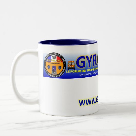 BECHER GYROLAND BANNER ZWEIFARBIGE TASSE (Links)
