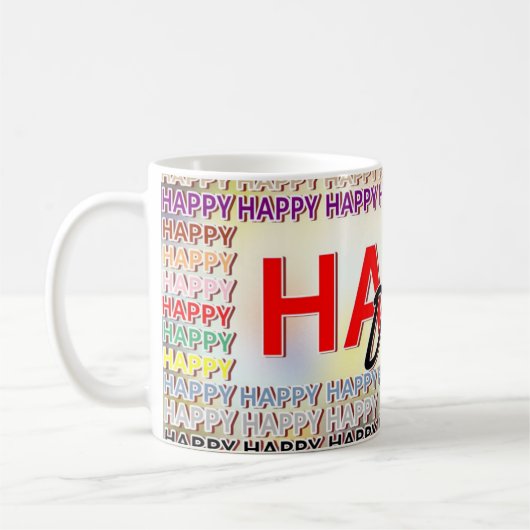 Becher HAPPY DAY Kaffeetasse (Links)