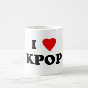 becher i love kpop kaffeetasse