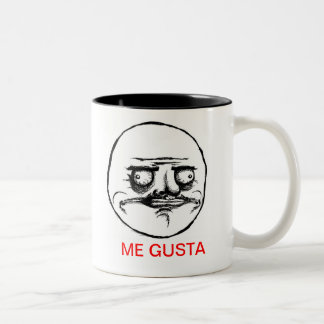 BECHER ICH GUSTA! ZWEIFARBIGE TASSE