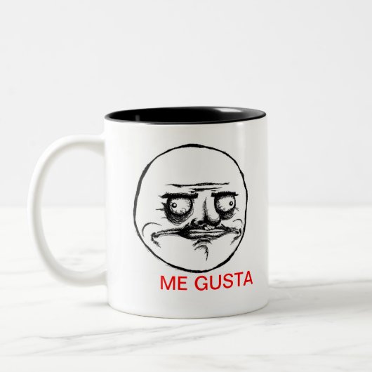 BECHER ICH GUSTA! ZWEIFARBIGE TASSE (Links)