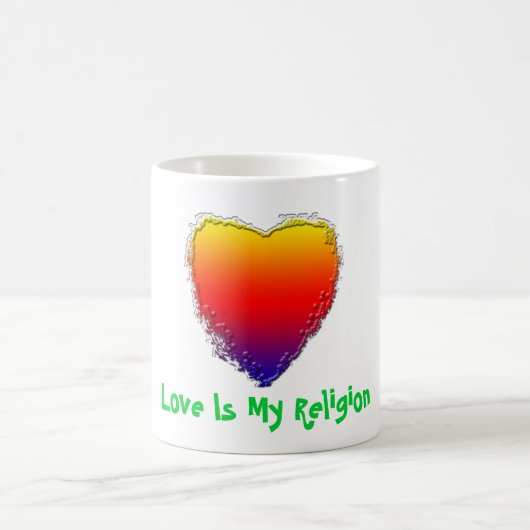 Becher-Inspirational Zwischenlagen - Liebe ist Kaffeetasse (Mittel)