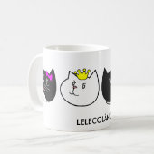 Becher KATZEN QUARTETT Kaffeetasse (Vorderseite Links)