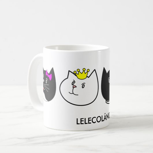 Becher KATZEN QUARTETT Kaffeetasse (Vorderseite Links)