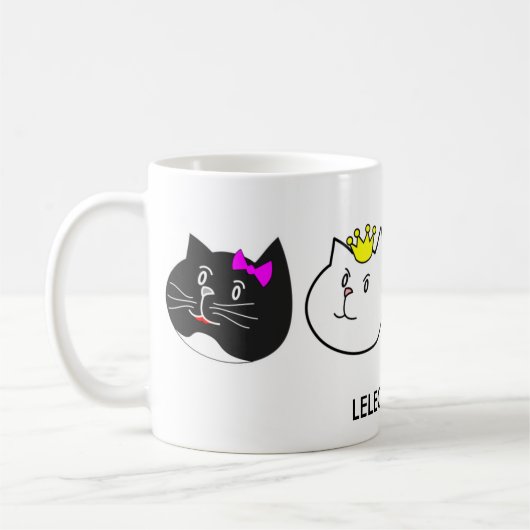 Becher KATZEN QUARTETT Kaffeetasse (Links)