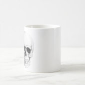 Becher klassischer Totenkopf c Name personalizad Kaffeetasse (Mittel)