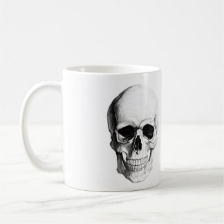 Becher klassischer Totenkopf c Name personalizad Kaffeetasse