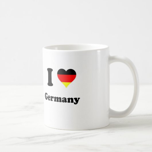 Becher liebe ICH DEUTSCHLAND Kaffeetasse (Rechts)