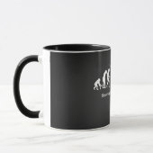 Becher Man Geek Evolution Tasse (Links)
