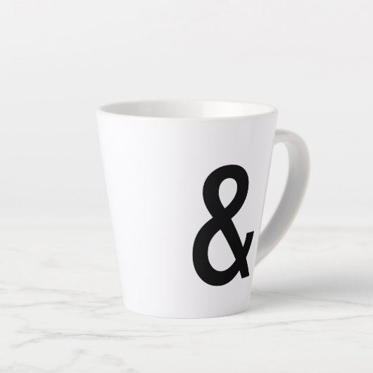 "&" Becher Milchtasse (Rechte Ecke)