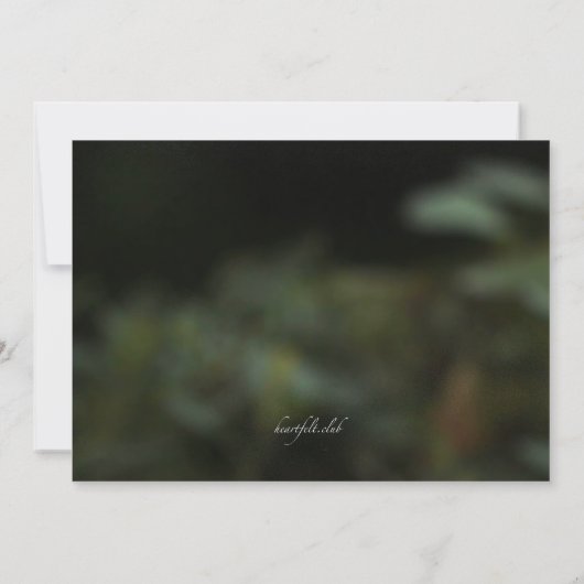 Becher mit Erdbeeren Einladung (Rückseite)