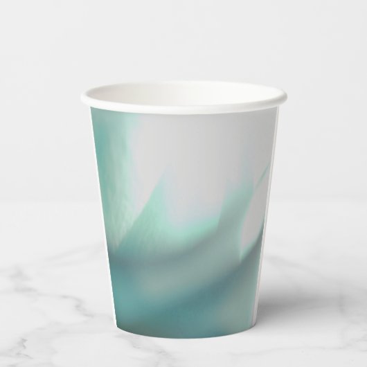 Becher mit grünem Druck (Rückseite)