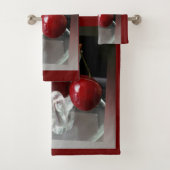 Becher mit Kirschen Badhandtuch Set (Insitu)