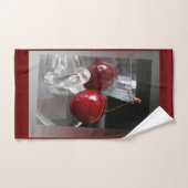 Becher mit Kirschen Badhandtuch Set (Handtuch)