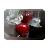 Becher mit Kirschen Magnet (Horizontal)