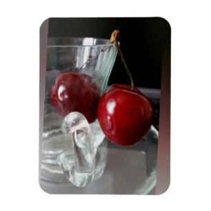 Becher mit Kirschen Magnet