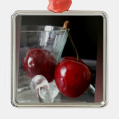 Becher mit Kirschen Ornament Aus Metall (Vorne)