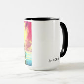 Becher mit Malerei/Detail „Hierzulande " Tasse (VorderseiteRechts)