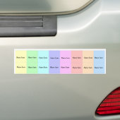 Becher mit Rainbow-Sippchen Autoaufkleber (Auf Auto)