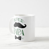 Becher / Mug Partys - Super Papa Kaffeetasse (Vorderseite Links)