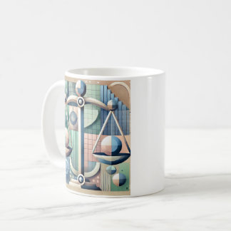 Becher, mug, Zeichen des Zodiac "Waage" Kaffeetasse
