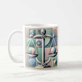 Becher, mug, Zeichen des Zodiac "Waage" Kaffeetasse