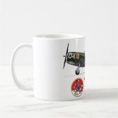 Becher P-47D Thunderbolt FAB,- setzt sich der Kaffeetasse (Links)